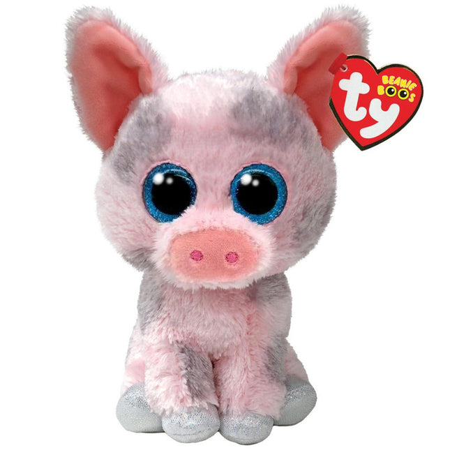 TY BEANIE BOOS HAMBONE CERDO ROSA  REGULAR