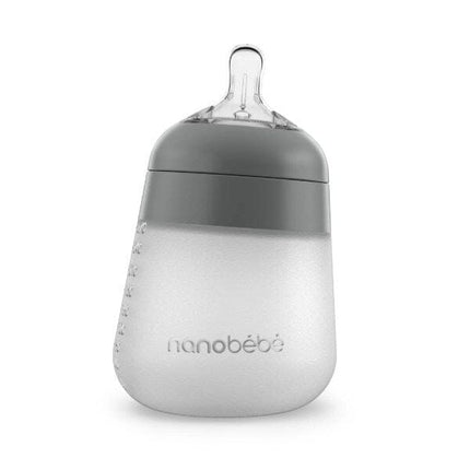 Mamadera de silicona de 270 ml-Individual Color Gris