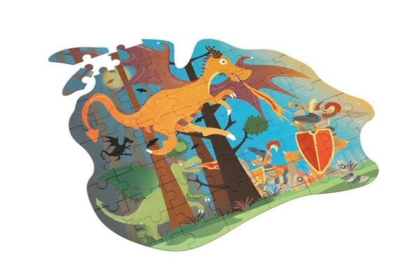 Contour Puzzle Dragon 60 pcs