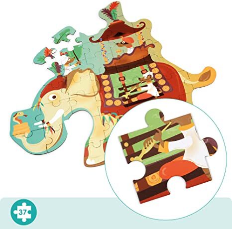Contour Puzzle Whale 60 pcs