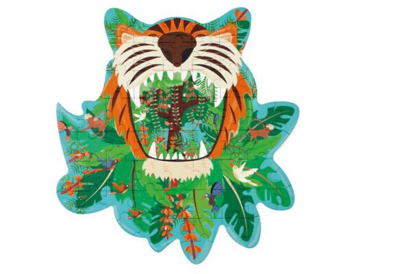 Contour Puzzle Tiger 59 pcs