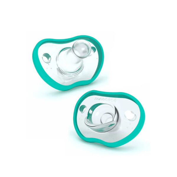 Chupete Flexy pack x 2 - 0-3 meses turquesa