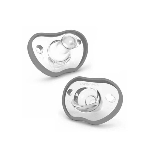 Chupete Flexy pack x 2 - 0-3 meses gris