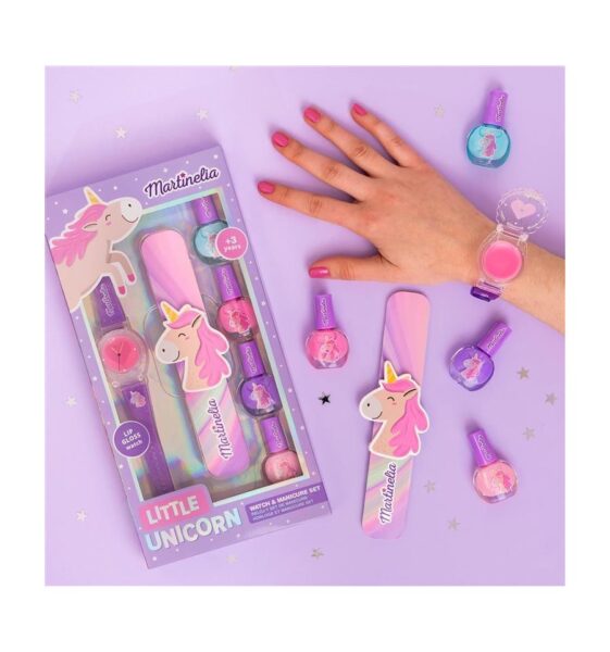 MARTINELIA LITTLE UNICORN WATCH AND MANICURE