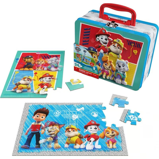 PAW PATROL 2 PUZZLES  LENTICULARES EN LONCHERA