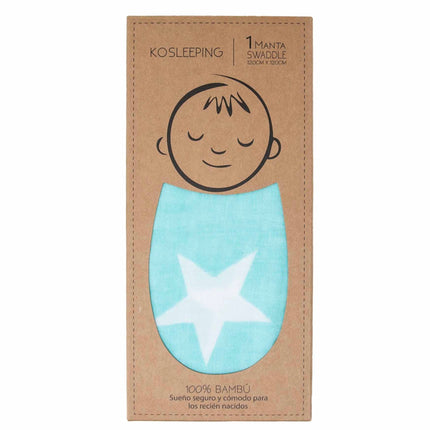 Manta Swaddle de Bambú VERDE