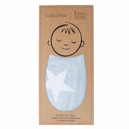 Manta Swaddle de Bambú GRIS