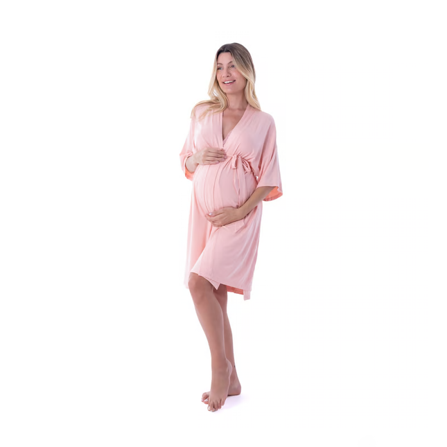 BATA DE DORMIR MATERNA PALO DE ROSA S/M PALO ROSA