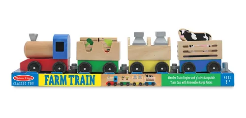 Tren de madera granja