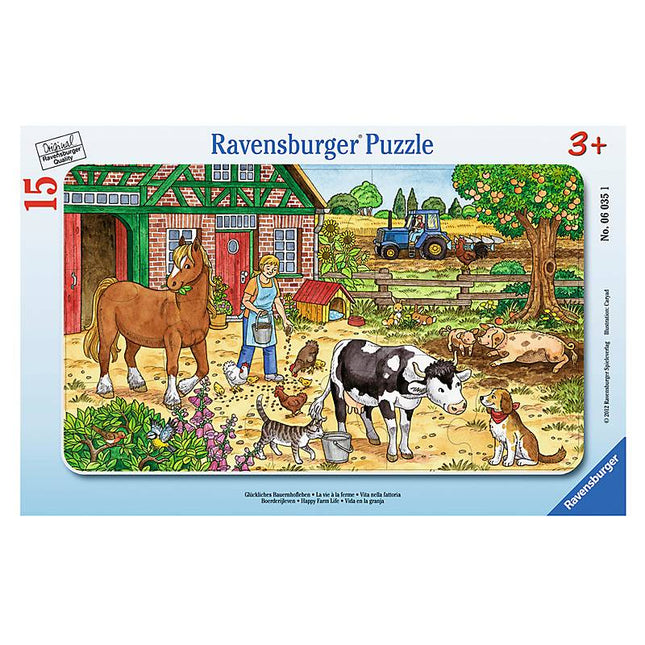 Puzzle enmarcado - Vida de campo