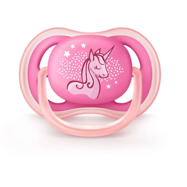 1 Chupete Ultra Air decorado 6-18 meses Pink