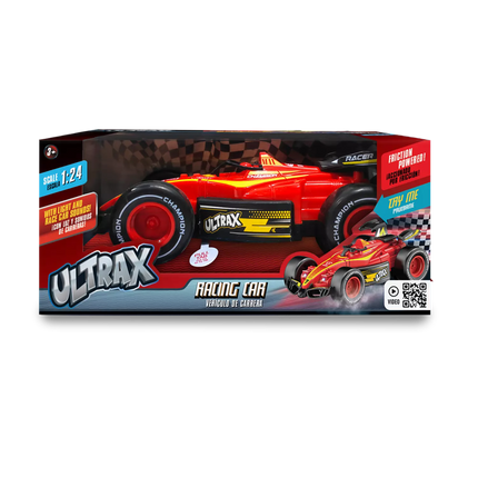 Auto de carrera a fricción escala 1:24. Con luces, sonidos A