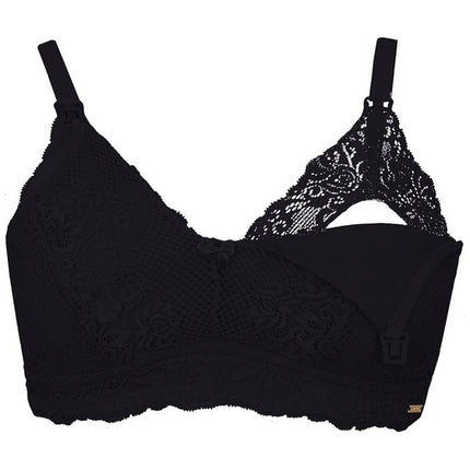 SOSTÉN DE LACTANCIA FULL ENCAJE XL NEGRO