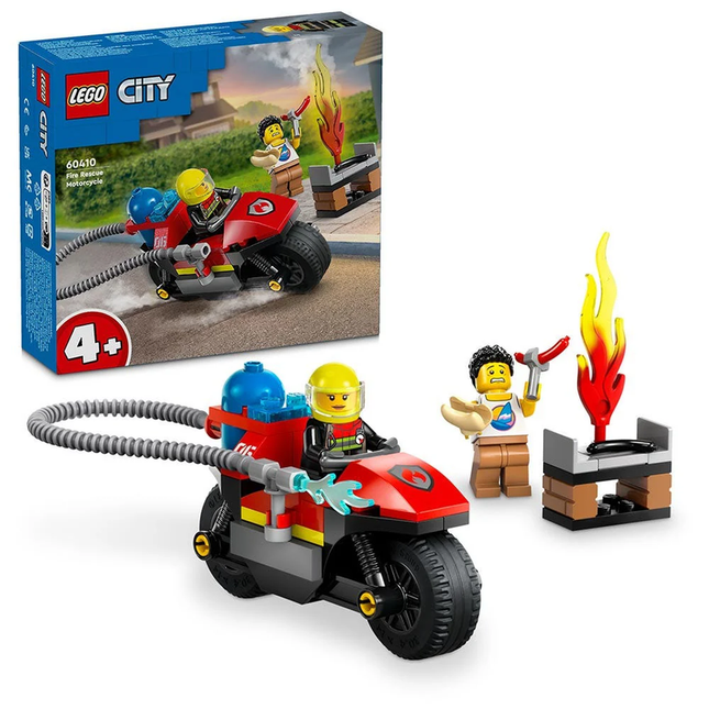 LEGO CITY MOTO DE RESCATE DE BOMBEROS