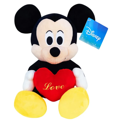 PELUCHE MICKEY CON CORAZON 25CM