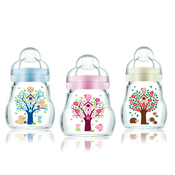 MAMADERA 170 ML VIDRIO colores surtidos