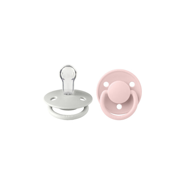 PACK 2 CHUPETES BIBS SILICONA  6-18 MESES HAZE/BLOSSOM