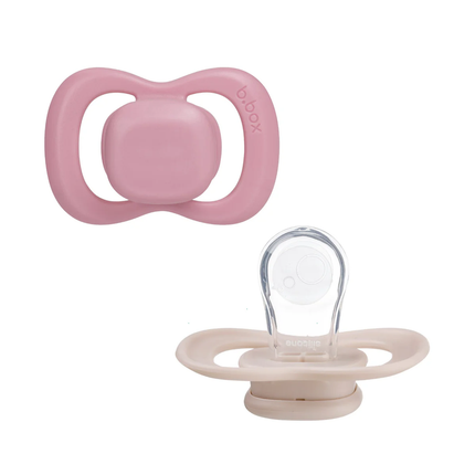 Chupete de silicona Talla 2 - berry/blush