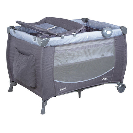 Cuna Playard Cielo Grey Dots