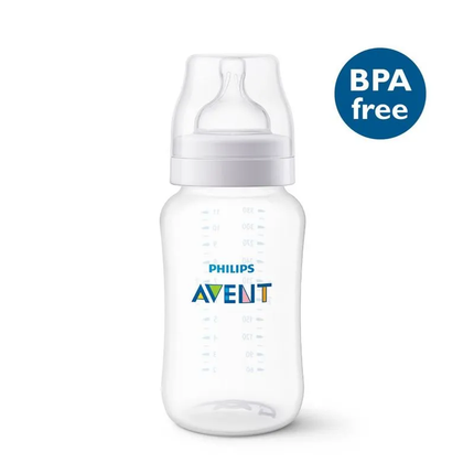 Mamadera Anticolic 330ml traslucida