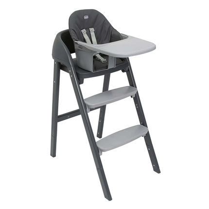 Silla de comer Alta Crescendo UP de Chicco Black