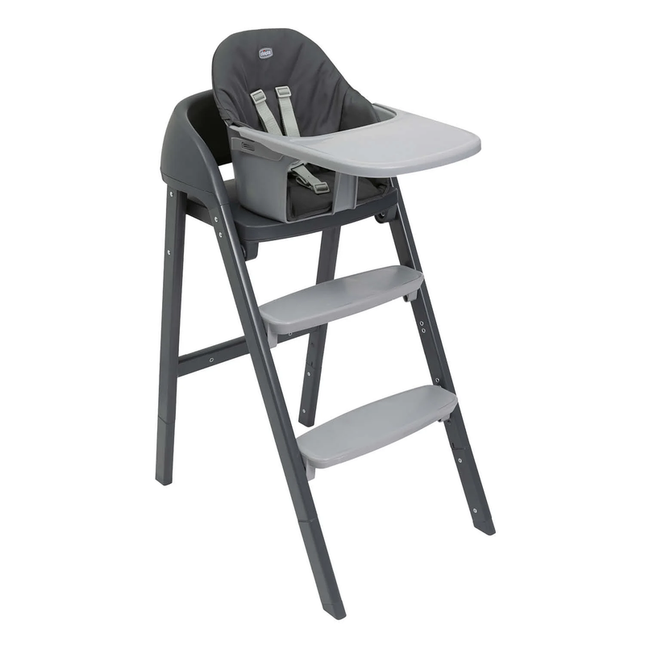 Silla de comer Alta Crescendo UP de Chicco Black