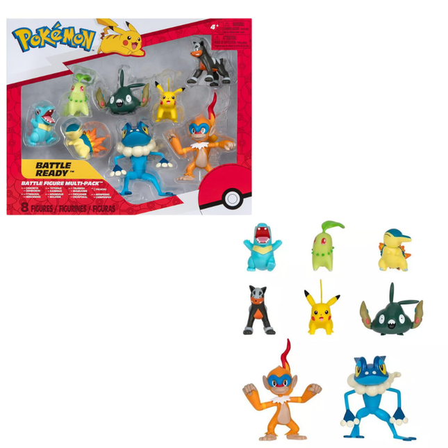 POKEMON PACK 8 FIGURAS DE BATALLA