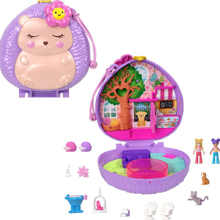 Polly Pocket Set de Juego Estuche de Cafeter’a de Erizo