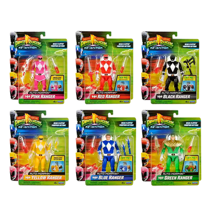POWER RANGERS FIGURA GIRA CABEZA