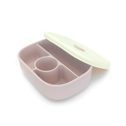 Plato silicona con tapa