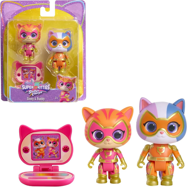 SuperKitties -Purr Charged  2PK Figures