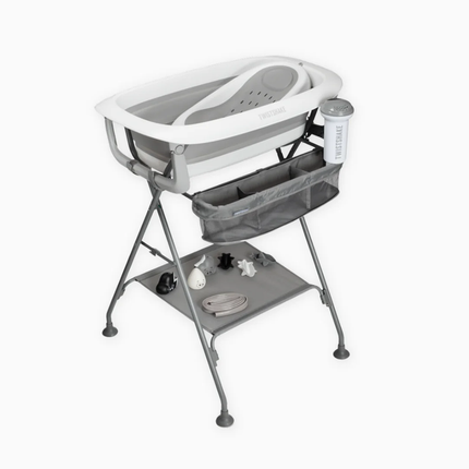 Pack de lujo para baño Twistshake con asiento Gris