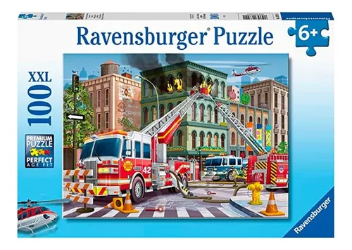 Puzzle XXL Camión de Bomberos - 100 piezas