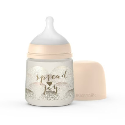 MAMADERA 150 ML FISIOLOGICA SILICONA SX PRO JOY HEART BG