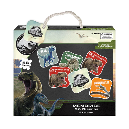 MEMORICE 52 PCS JURASSIC WORLD