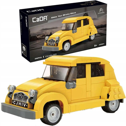 Auto Armable CADA  1:24 Citroen 2CV (licensed). 298 Piezas