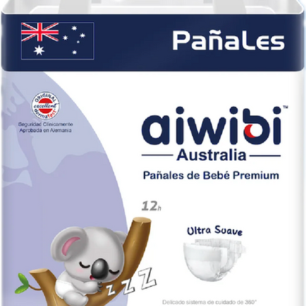 Pañal Aiwibi Premium  XXXG 20UN + 18 KG