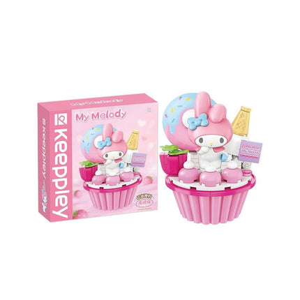Melody Cupcake – ¡Dulce Modelito de Sanrio! Bloques de Construcción 111 pcs
