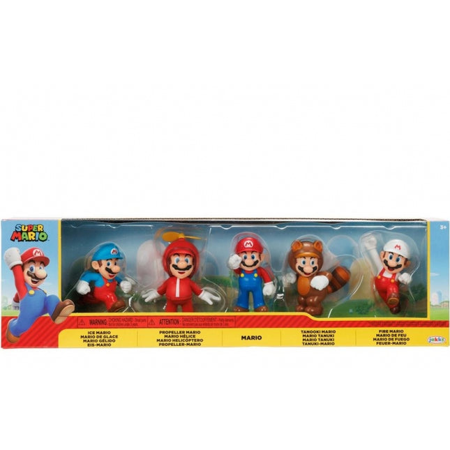 NINTENDO 2.5 FIGS 5PK - MARIO S DISFRAZADOS