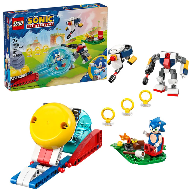 LEGO SONIC BATALLA DE SONIC EN LA HOGUERA