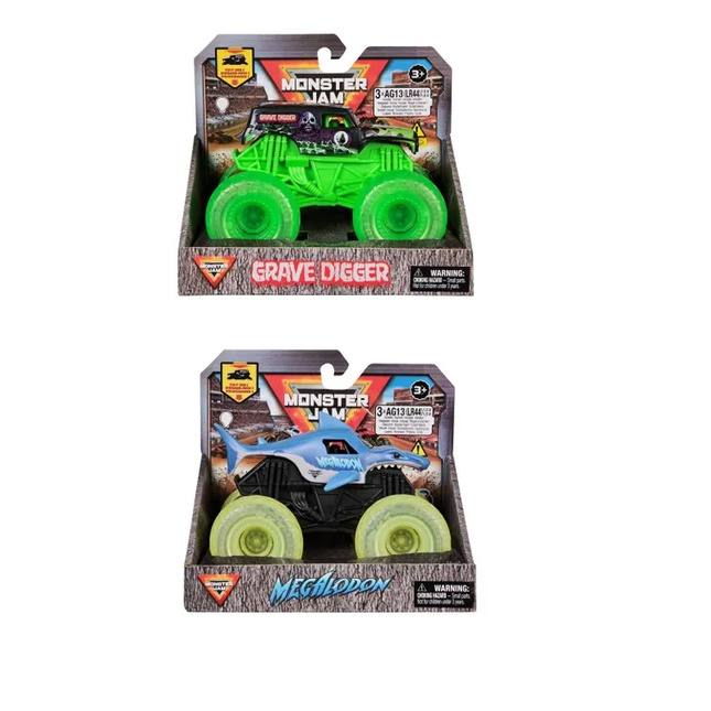 MONSTER JAM VEHICULO CON LUZ 1:43
