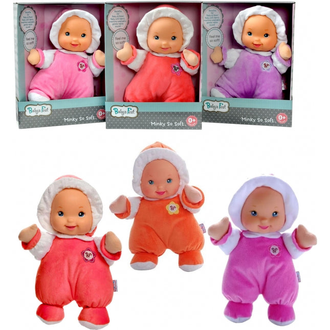 Muñeca Baby's "First Minky So Soft" Surtido 31 cm