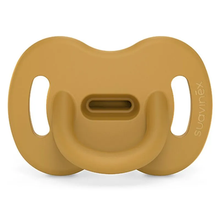 Chupete SILICONA  FISIOLOGICO 0/6M SX PRO MOSTAZA I3