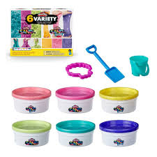 PLAY-DOH MUNDO DE TEXTURAS PACK DE ARENA - 6 LATAS