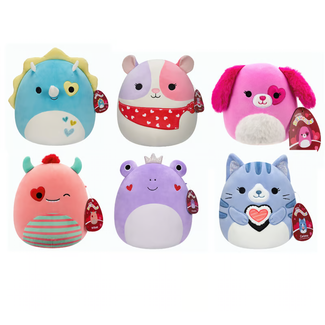 (833)SQUISHMALLOWS SN VALENTIN19CM C