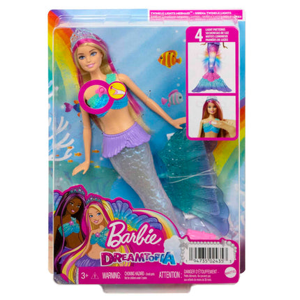 Barbie Fantasía Sirena Luces Brillos
