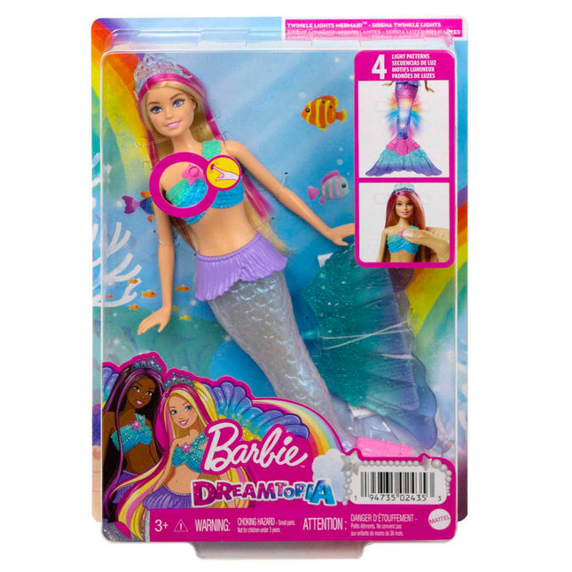Barbie Fantasía Sirena Luces Brillos