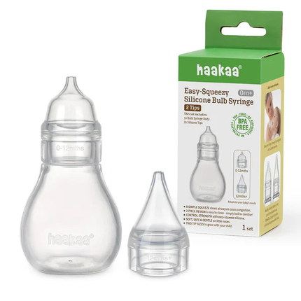 Aspirador Nasal Easy-Squeezy 2 puntas Haakaa
