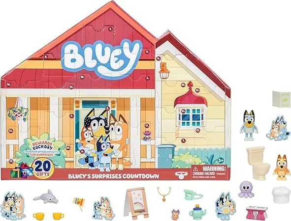 BLUEY CALENDARIO DE ADVIENTO