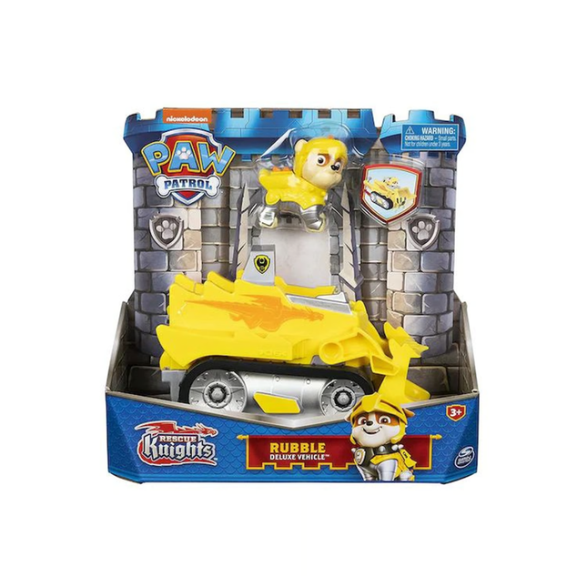 PAW PATROL KNIGHT VEHICULO RUBBLE